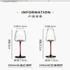 Wine Glasses Burgundy wine glass colored stick high legged red beautiful beverage champagne flute L240323