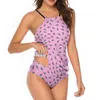 Costume da bagno da donna Bug Tankini Costume da bagno con reggicalze Costume da bagno elegante in due pezzi da bagno elegante per adolescenti