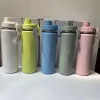 710 ml LU Isolerad vatten kopp sportflaskor vattenflaskor rostfritt stål rent titan vakuum bärbar läcksäker utomhus kopp