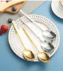 Spoons Stainless Steel Thickened Spoon Lantern Shape Soup Portable Durable Eating Household Cutlery Kitchen Accessories