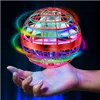 Magic Balls Flying Ball Toys Hover Control Orb Mini Drone Boomerang Spinner 360 Obrotowy wirujący UFO Safe dla dzieci Adts Drop dhryr