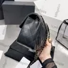 أكياس CC الفاخرة العلامة التجارية الكتف الكتف الكلاسيكية Mini Flap Square Bag Pearl Crush Ball Metal Matelasse Chain Crossbody Black W Mexim