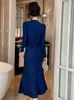 Casual Dresses Fashion Ladies Stretchy Glitter Shiny Evening Long Women Clothes Chic Bodycon Slit Prom Dress Robe Mujer Vestidos Fiesta