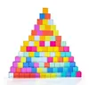 Sorting Nesting Stacking toys Acrylic cubes gemstone blocks childrens learning rainbow lights and transfer stacking baby Montessori educational 24323