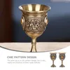 Wijnglazen Whiskey Metal Goblet Cocktail Decoraties voor drankjes Decoratieve beker