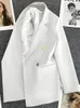 여성복 코트 우아한 스포츠 캐주얼 블레이저 한국 패션 럭셔리 재킷 스프링 가을 단색 레이디스 의류 240318