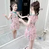 Abiti da ragazza 2024 Abito da ragazza estivo da principessa Party Fashion Dress Flower Trend Cool Refresh Abbigliamento per bambini da 2 a 12 anni Abito casual 24323