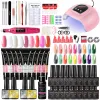 Kits Manicure Set voor Nagelverlengingen Gel Nagellak Set Quick Building Polygels Set Met 120 W/72 W/54 W LED Nagellamp Nagel Gereedschap Set