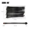 maangeprofial Makeup Brush Double-headed Eyeshadow Eyebrow Brushes Black Spge Head Pole Eyeles Tools Maquiagem Q28w#