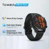 Cihazlar Ticwatch Pro 3 Ultra GPS OS Smartwatch Erkekler Qualcomm 4100 Mobvoi Çift İşlemci Sistemi Kan Oxygen IHB AFIB Tespiti İzleyin