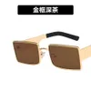 2 pcs Fashion luxury designer Temperament net red same Sunglasses 2021 new box Sunglasses ins hip hop Street womens UV protection