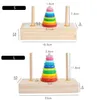 Tri de la nidification des jouets d'empilement Hanoi Mathématiques pour enfants et de la petite enfance Toys Boîtes de stockage d'interaction enfant 24323