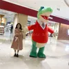 Mascot Costumes 2023 Iatable Cheburashka Crocodile Plush Mascot Suit Party Furry Dress Fits Carnival Costume Costume Prezent