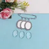 Broches DIY Po Kant Ovale Bruidshanger Gedenkteken Engel Ornament Douche Verlovingsfeest Decoratie