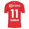 23 24 Deportivo Toluca Mens Soccer Jerseys MORALES M. ARAUJO GUAME FER. NAVARRO BAEZA HUERTA Home Away men kids Football Shirt fans player training suits player version