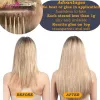 Extensions JENSFN Straight I Tip Hair Extensions 1g/Strand 16"26"Inch Remy Natural Fusion Human Hair Keratin Capsule Brown Blonde Color