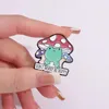 Leuke Cartoon Paddestoel Emaille Pin Creatieve Zin Wees geen Kut Broches Gift Rugzak Kleding Accessoires Revers Badge Sieraden