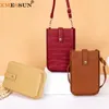 Shoulder Bags XMESSUN Trend PU Leather Crossbody Phone For Women Fashion Design Lady Crocodile Pattern Casual Messenger Bag