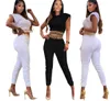 Femmes Chemise Hauts Et Pantalons Survêtements De Sport Pantalons D'été Tenues Casual T-shirt Pantalon 2 Pièces Ensemble Jogger Costume Lettre Imprimer Outwears Chemisier