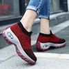 Casual Shoes Knitted Thick Bottom Sneakers Men Sports For Running Basket Sport Man Tenys Maucassin Espadril 0201