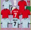 2024 Euro Cup camisas de futebol Portugal RONALDO Bruno FERNANDES João Félix BERNARDO ANDRE SILVA DIOGO NEVES R. LEAO Camisa de futebol português Homens Kits Uniformes