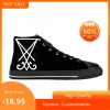 Chaussures Sigil Lucifer Seal de Satan Satanic Devil Gothic Casual Shoes High Top Hought Breathable Mens Womens Teenage Sneakers