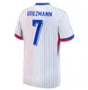 2024 Euro Cup Franse thuisshirt MBAPPE voetbalshirts DEMBELE COMAN SALIBA KANTE Maillot De Foot Equipe Maillots GRIEZMANN Kinderen Heren Dames Fans Speler Voetbalshirt