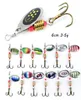 6 cm 35 g Spinner Hook Esche metalliche Esche 6 Ami tripli 10 Colori Attrezzi da pesca misti 10 Pezzi Lotto F828823215