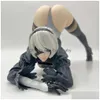 Novel Games Mascot Costumes 16cm Niermata Y Girl Figure Yorha No.2 Type B Action Nier 2B ADT Collectible Model Doll Drop Leverans till DH0W6