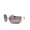 Occhiali da sole classici da uomo mui occhiali da sole firmati senza montatura alla moda per le donne protezione uv400 occhiali da viaggio fotocromatici da spiaggia convenienti mz0136 E4