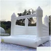 広告インフレータブル4.5x4.5 15x15ft fl pvc Modern Kids adtインフレータブルホワイトバウンスハウスコマーシャルグレード弾力城Ce Weddi Ota7h