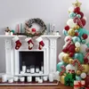 Party Decoration Christmas Latex Balloon Set Colorful Candy Cane Balloons Xmas Tree Decorations for Home Year Supplies 2024