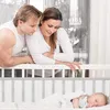 340 cm och 160 cm 2st. Set Crib stötfångare andningsbar baby sängkläder skyddande sida på sängen för spädbarn 240329