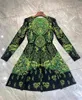 Casual Dresses 2024 Spring Summer Luxury Fashion Women High Quality Long Sleeve Sticked Slim Dress 2 Color DDXGZ2V 1.28