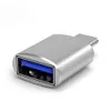 Adattatore da USB-C a USB 3.0 Convertitore di tipo C 3.1 Connettore da femmina a maschio in lega di alluminio