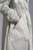 2024 new women Designer Jacket Parkas Mon Potets latest womens parka Fine tear resistant nylon lined hood Zippered pocket with snap closure Adjustable hem