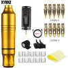 Guns Tattoo Machine Cartridge Draadloze Tattoo Machine Kit Beginner Rotary Pen Type Machine Kit Complete Tattoo Kit Tattoo Supplies