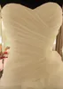 Strapless Pleated Wedding Dresses Cascading Ruffles A-line Bridal Wedding Gowns Plus Size Wedding Dresses Dridal Gowns robe de mariee