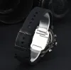 Topp lyxdesigner Titta på Montre Endurance Pro Avenger Men tittar på 44 mm gummiband kronograf armbandsur mode gåva