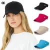 Bola de gorra 66al0lu1u diseñador fuera de servicio de yoga buaseball moda verano womenversatile sunvisor wear sombrero de pato ducktague para viajes aerlift solar Visordistrict