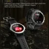 Cihazlar Lemfo LF26 Max Smart Watch Men IP68 Bluetooth Çağrı Özel Duvar Kağıdı Kalp Hızı Kan Algılama Spor Smartwatch PK T Rex Pro 2