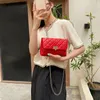 Umhängetaschen bestickte Tasche 2024 Frauen Umhängetasche einteilige Mode All-Match grenzüberschreitende Damenhandtasche koreanische Version Kette