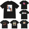 驚きのデザイナーTメンズTシャツメンズTシャツ女性のための黒いシャツ夏のクルーネック半袖通気性綿レター服862