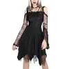 Casual Dresses Women's Vintage Cocktail Gotic Women Dress Summer For With Pockets Dressed Womens Petite