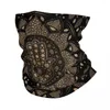 Foulards Fatima en Lotus Mandala Bandana Cache-cou Imprimé Hamsa Main Écharpe Magique Multi-usage Bandeau Randonnée Unisexe Adulte Coupe-Vent