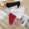 Conjunto de calcinha feminina moda listrada tangas de algodão macio lingerie sexy esportes respirável g-strings meninas aconchegantes
