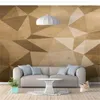 Wallpapers Wellyu Custom Wallpaper Nordic Retro Geometric Abstract Background Murales De Pared 3d Paisajes Habitacion Wall Paper