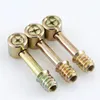 M6 Furniture Hardware Three In One Connector / Bed Four In One Assembly Hammer Nut Screw Eccentric Fitting