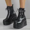 Botas 2023 botas novas para mulheres moda quente venda punk gótica salto