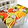 Table Cloth 3D Fruit Printing Rectangular Tablecloths For Home Decoration Waterproof Dining Cover Picnic Blanket Nappe De